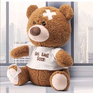 Get Well Soon Teddy Bear Plush Soft Stuffed Toy